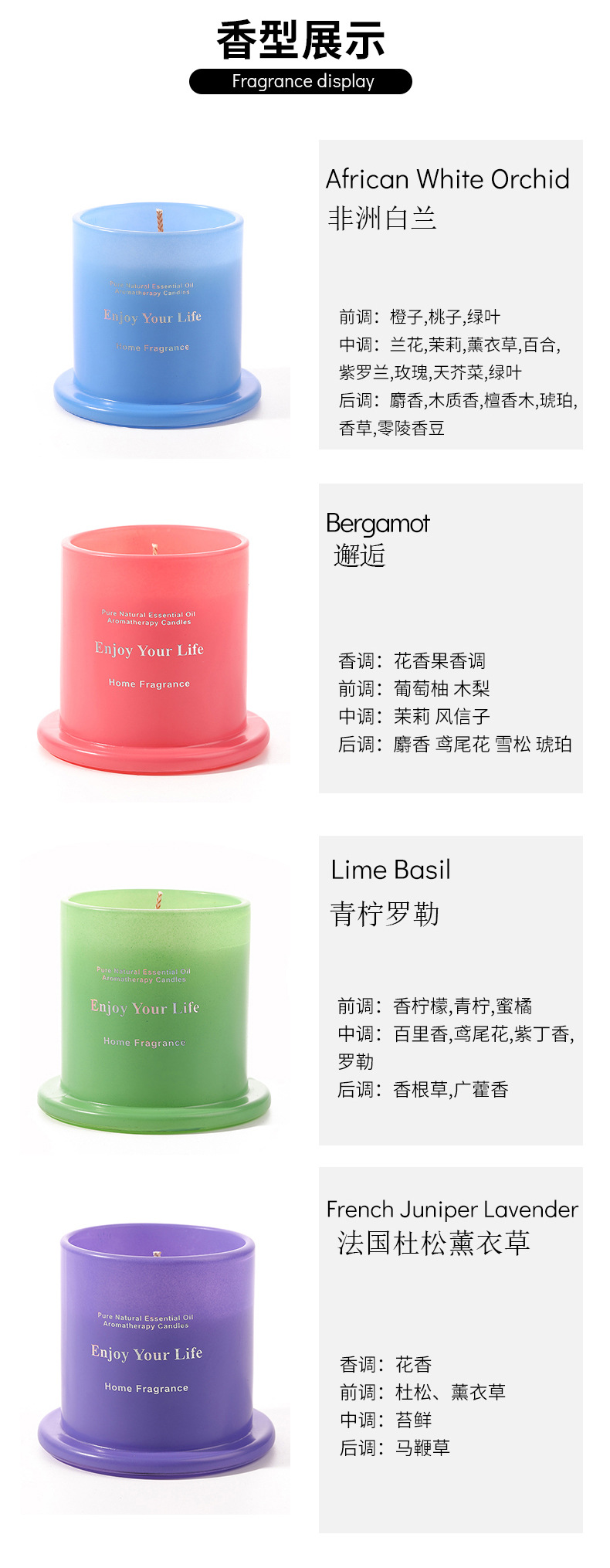 Aromatherapy Candle Gift Box Set Creative Glass Cup Wax Soy Wax Plant Wax Wholesale Gift Factory Direct Supply