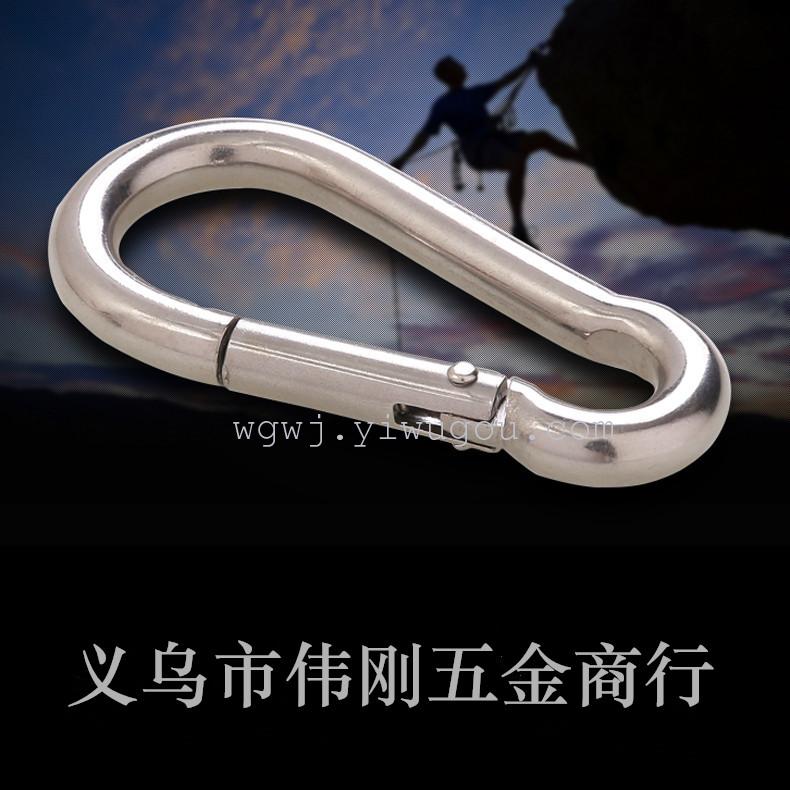 No.7 iron galvanized spring hook gourd-shaped climbing hook 7mm*70mm
