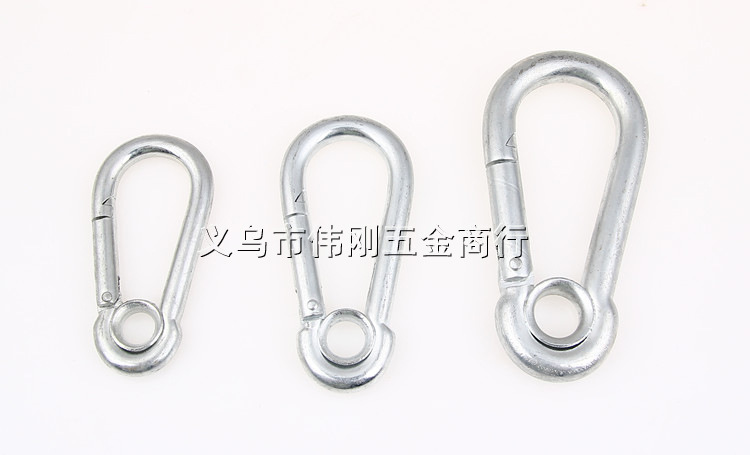 No.7 iron galvanized spring hook gourd-shaped climbing hook 7mm*70mm