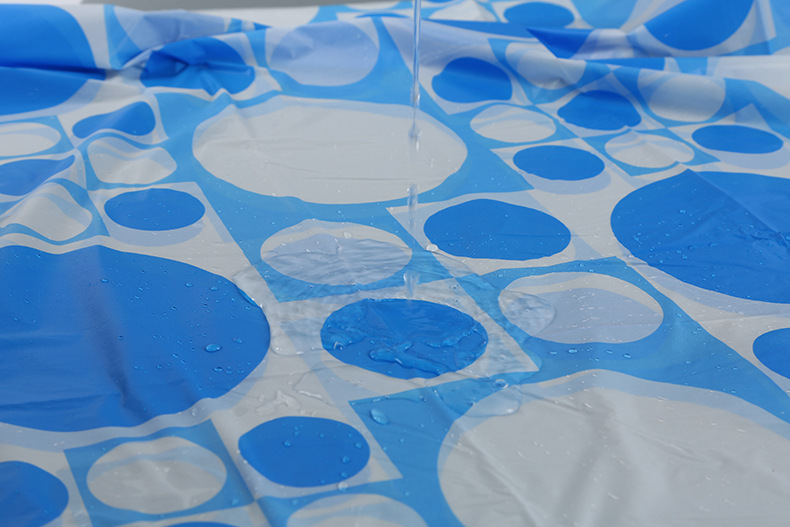 Factory Dedicated PrintingWaterproof Shower Curtain Portable Partition Curtain Wholesale Shower Curtain with Hook