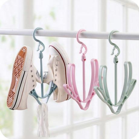 Air-proof double hook shoe Rack multi-function Hanging shoes hanger shoe Rack Hook shoe Rack Air drying Rack