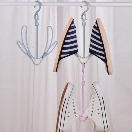 Air-proof double hook shoe Rack multi-function Hanging shoes hanger shoe Rack Hook shoe Rack Air drying Rack