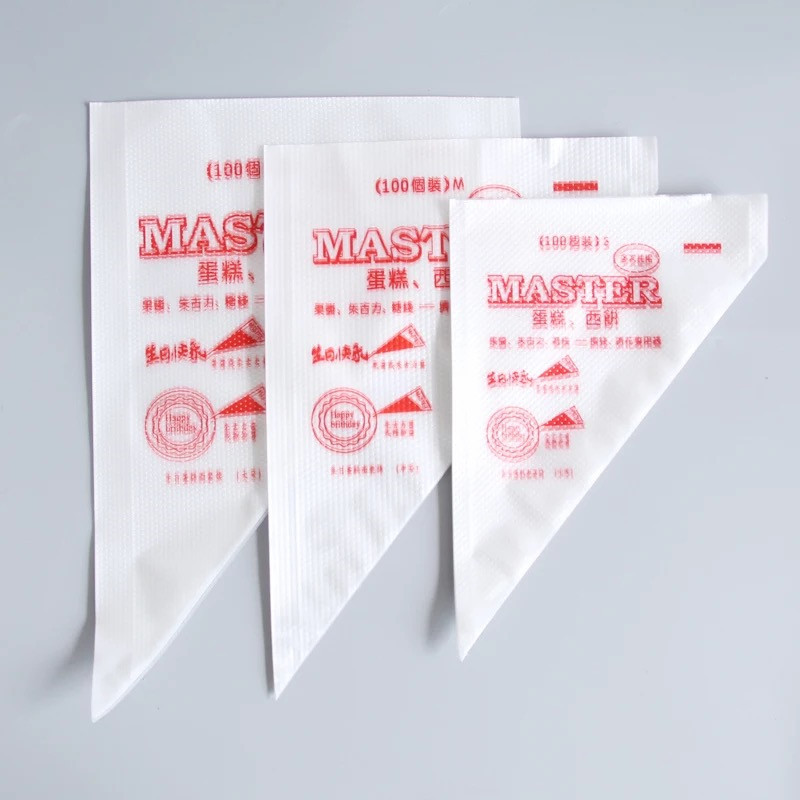 Thickened Disposable Pastry Bag Repeated Use Decorating Bag Pastry Tube Tool Set Large, Medium and Small 100