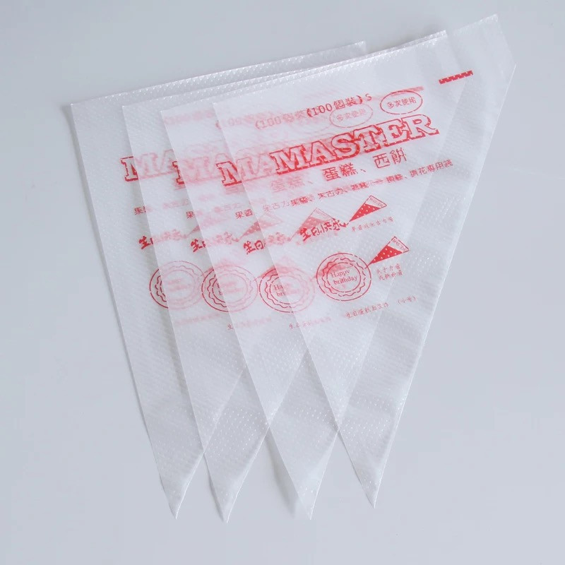 Thickened Disposable Pastry Bag Repeated Use Decorating Bag Pastry Tube Tool Set Large, Medium and Small 100