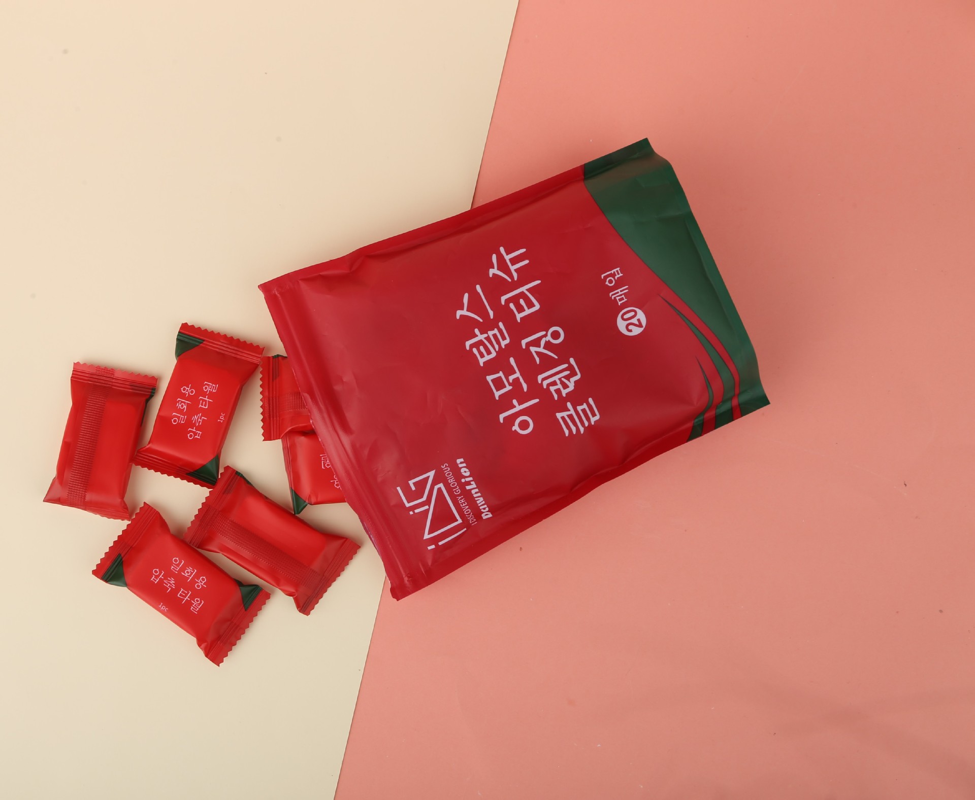 IDIG South Korea Disposable 20 Pieces Bag Portable Compressed Towel Travel Home Thickened Square Cleansing Face Cloth