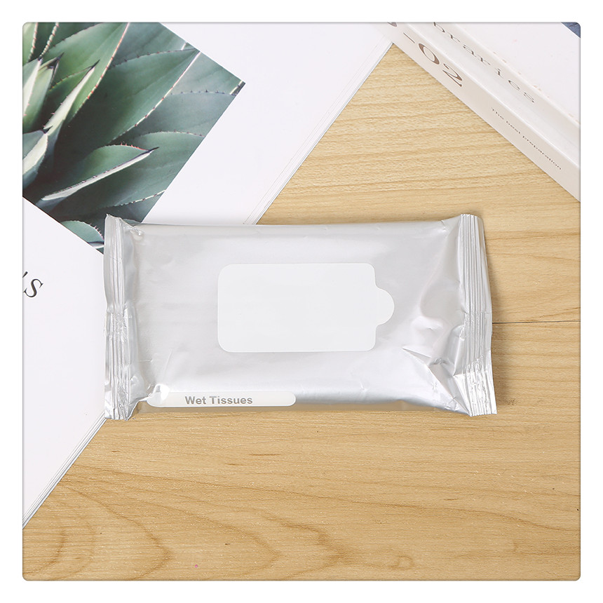 10pcs 99.99% antibacterial wipes, the disposable non - woven wipes, small bag portable portable wipes