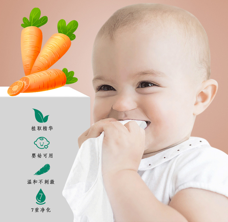 Wet Wipes Baby Removable Portable Small Bag Wet Wipes 10 Pieces Disposable Cleaning Wet Wipes Mother and Baby Gifts