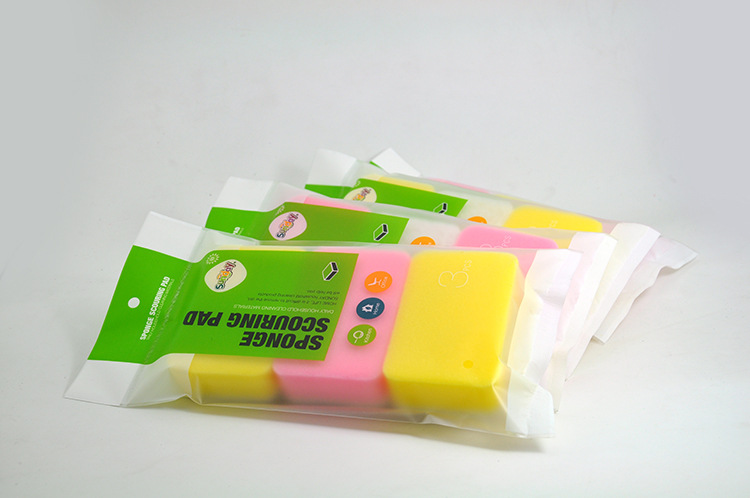 Sunday high temperature resistant sponge 3PCS white yellow white washing dishes in the kitchen cleaning products Sunday high temperature resistant sponge 3PCS white yellow white washing dishes in the kitchen cleaning products