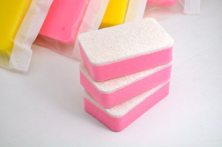 Sunday high temperature resistant sponge 3PCS white yellow white washing dishes in the kitchen cleaning products Sunday high temperature resistant sponge 3PCS white yellow white washing dishes in the kitchen cleaning products