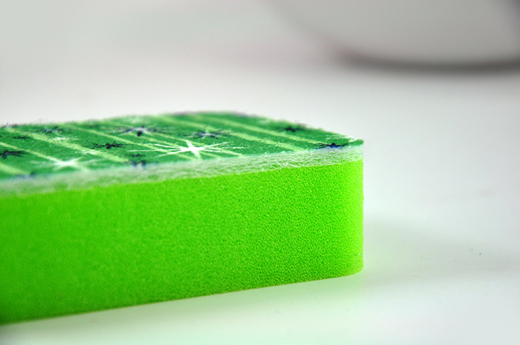 Sunday Green Star printing sponge cloth 1 pieces of high temperature resistant kitchen cleaning products