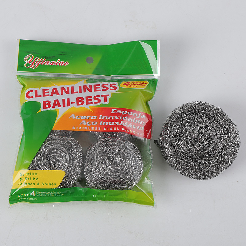6 Kitchen supplies steel wire cleaning ball cleaning products 6 Installed cleaning ball manufacturers wholesale