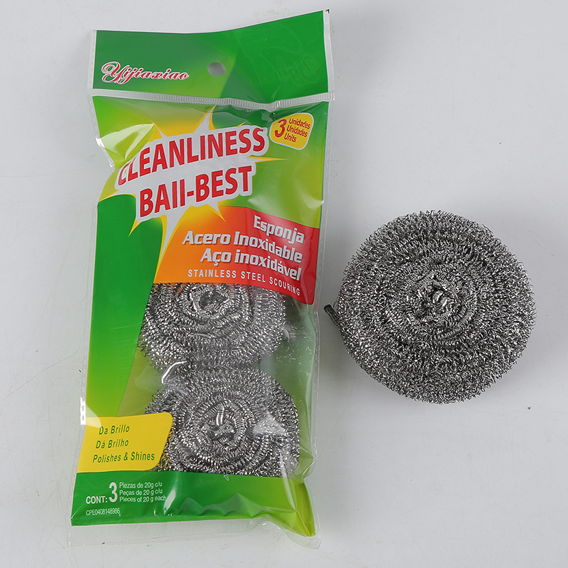 6 Kitchen supplies steel wire cleaning ball cleaning products 6 Installed cleaning ball manufacturers wholesale