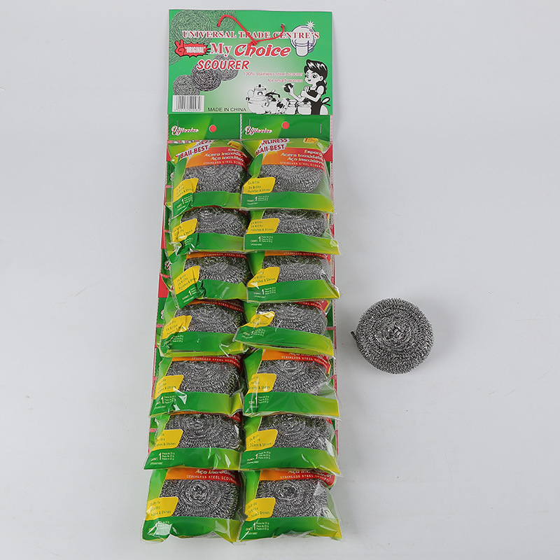 6 Kitchen supplies steel wire cleaning ball cleaning products 6 Installed cleaning ball manufacturers wholesale