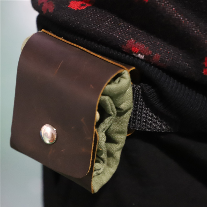 Outdoor Foraging Bag Waist Hanging Tool Bag Fruit Picking Bag Canvas Storage Bag Storage Bag Foraging Bag