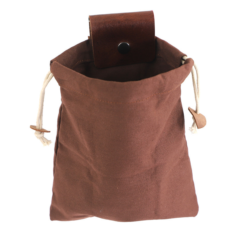 Outdoor Foraging Bag Waist Hanging Tool Bag Fruit Picking Bag Canvas Storage Bag Storage Bag Foraging Bag