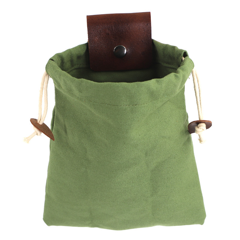 Outdoor Foraging Bag Waist Hanging Tool Bag Fruit Picking Bag Canvas Storage Bag Storage Bag Foraging Bag
