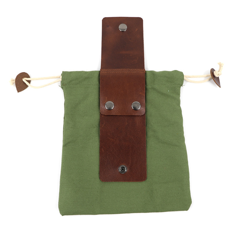Outdoor Foraging Bag Waist Hanging Tool Bag Fruit Picking Bag Canvas Storage Bag Storage Bag Foraging Bag
