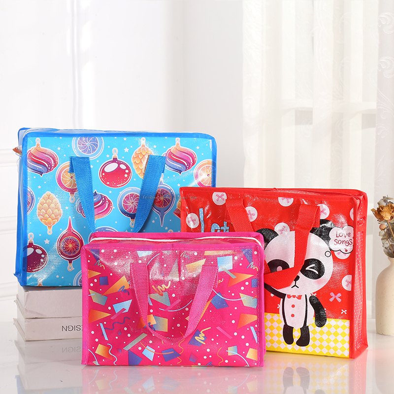 Factory Direct Sales of the New Hand-Held Lunch Box Bag Non-Woven Bag Go out Shopping Bag Storage Bag