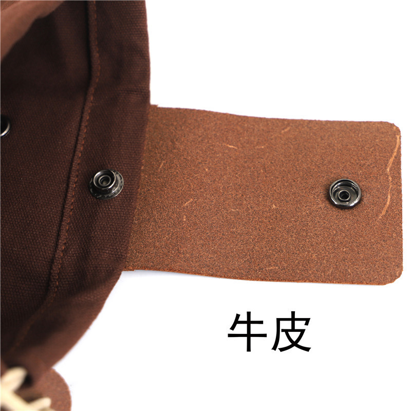 Camping Outdoor Foraging Bag Foraging Bag Wild Fruit Storage Bag Cowhide Waist Hanging Jungle Tool Storage Bag Camping Outdoor Foraging Bag Foraging Bag Wild Fruit Storage Bag Cowhide Waist Hanging Jungle Tool Storage Bag