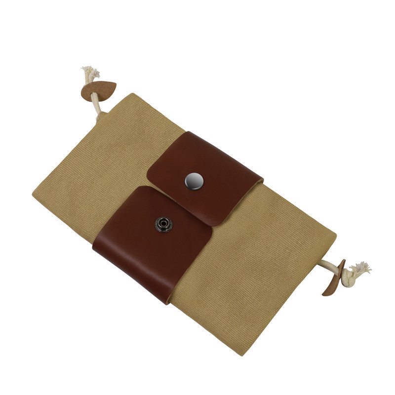 Camping Outdoor Foraging Bag Foraging Bag Wild Fruit Storage Bag Cowhide Waist Hanging Jungle Tool Storage Bag Camping Outdoor Foraging Bag Foraging Bag Wild Fruit Storage Bag Cowhide Waist Hanging Jungle Tool Storage Bag