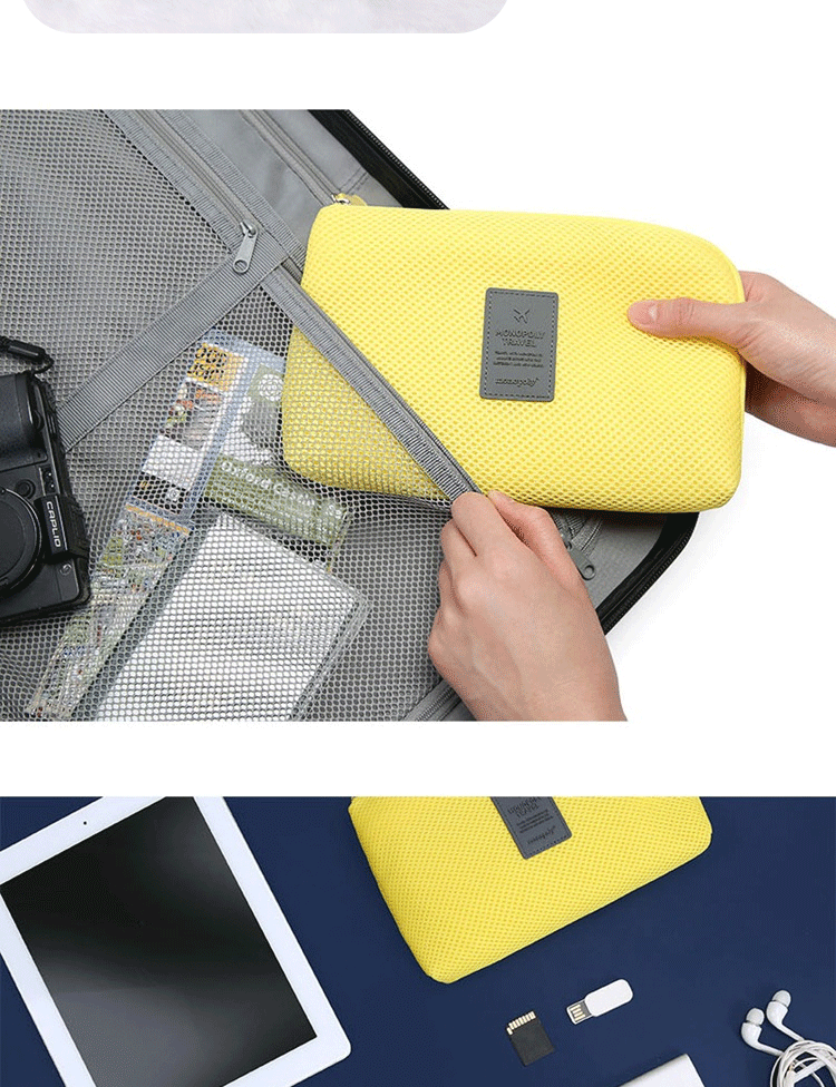 Xingtu Shockproof Mesh Travel Digital Storage Bag Mobile Phone Data Cable Storage Bag Earphone Data Cable Buggy Bag