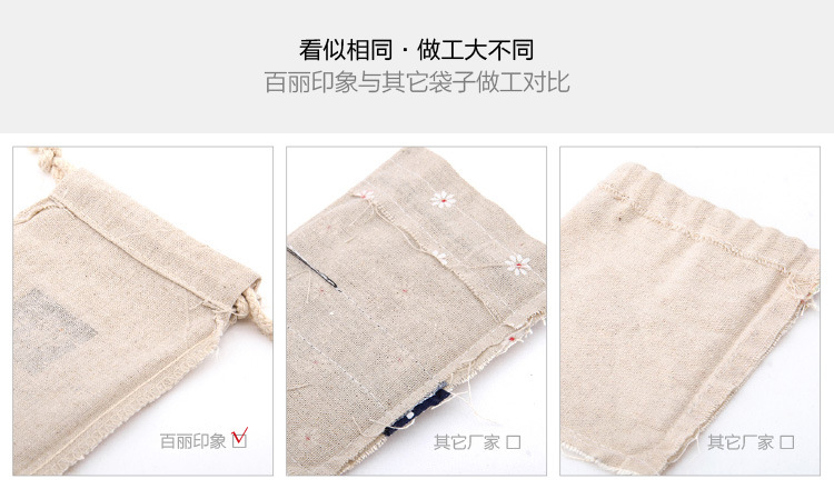 Currently Available Blank Drawstring Storage Bag Is Custom-Built Custom Printed Environmental Cotton Drawstring Bag