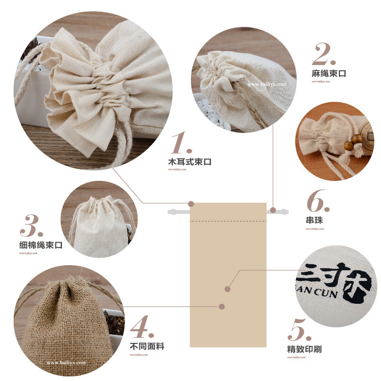 Currently Available Blank Drawstring Storage Bag Is Custom-Built Custom Printed Environmental Cotton Drawstring Bag