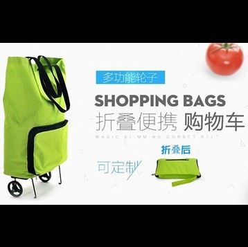 Wholesale Portable Shopping Storage Bag Folding Shopping Bag with Wheel Bags Roller Shopping Cart Luggage Bag