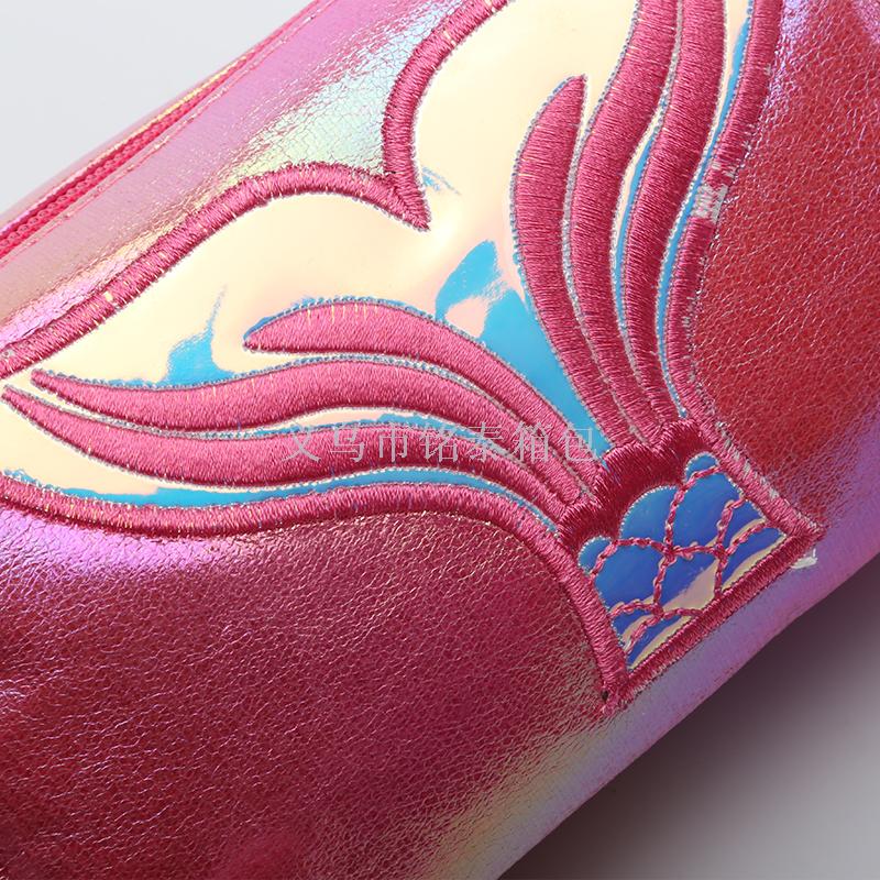 Cross-border hot style crack fish tail prince bag ladies cosmetics bag portable storage bag manufacturers direct sales