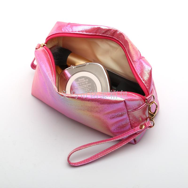 Cross-border hot style crack fish tail prince bag ladies cosmetics bag portable storage bag manufacturers direct sales