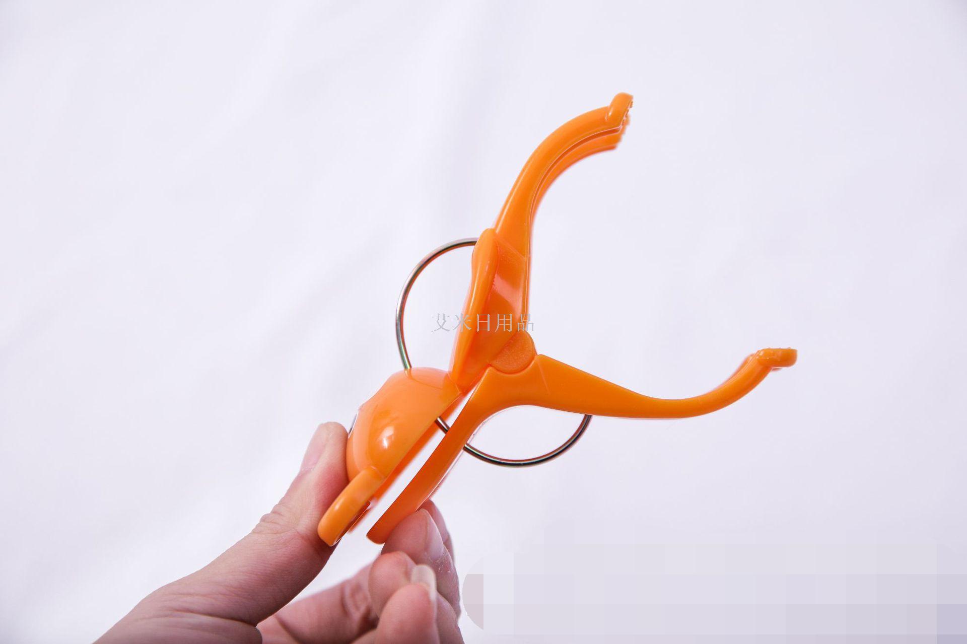 Xx-orange good luck tiger drying clip cartoon plastic clip windproof by cute good luck tiger clip