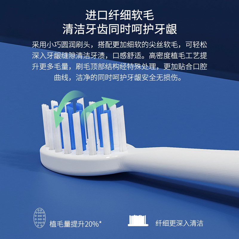 Factory Direct Supply Household Vibration Soft-Bristle Toothbrush Oral Irrigator Rechargeable Automatic Tooth Glass