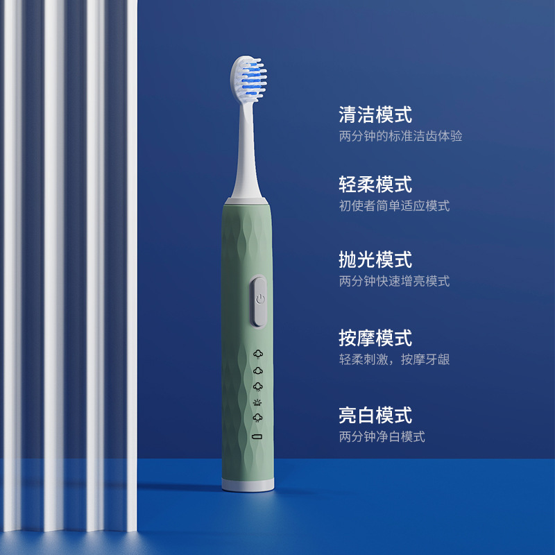 Factory Direct Supply Household Vibration Soft-Bristle Toothbrush Oral Irrigator Rechargeable Automatic Tooth Glass
