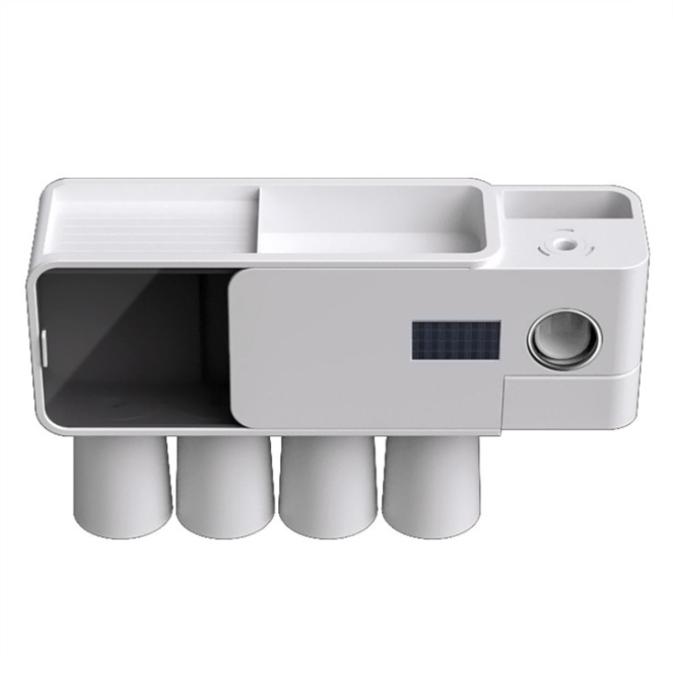 Smart Toothbrush Sterilizer UV Sterilization Toothbrush Holder Wall Hanging Tooth Glass Suit Household Storage Rack
