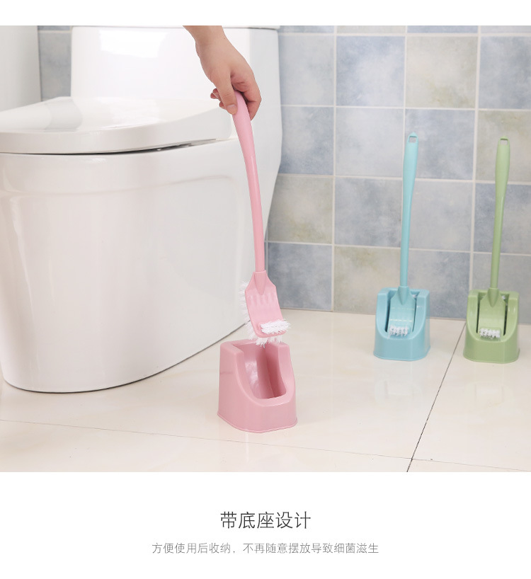 Toilet brush set with toilet brush base and long handle toilet brush Toilet brush set with toilet brush base and long handle toilet brush