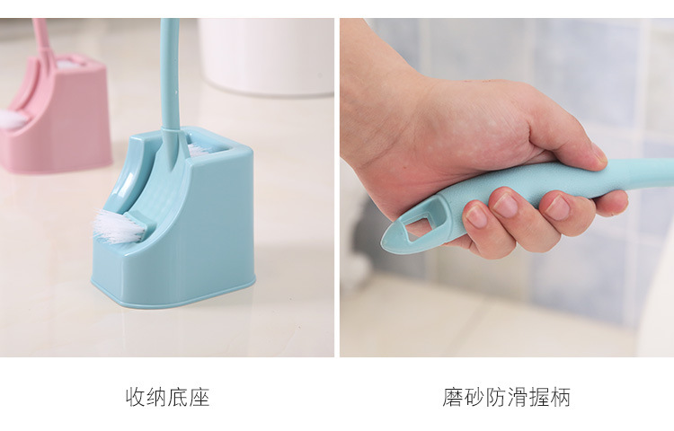 Toilet brush set with toilet brush base and long handle toilet brush Toilet brush set with toilet brush base and long handle toilet brush