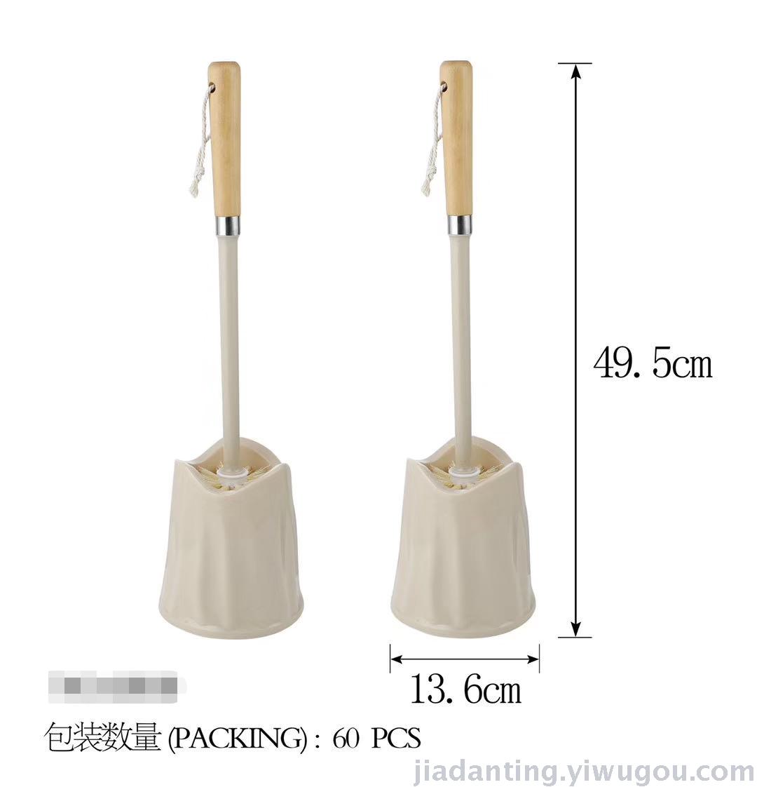 Disposable Toilet Brush Set Replacement Head Long Handle Household Toilet Brush No Dead Angle Cleaning Gadget