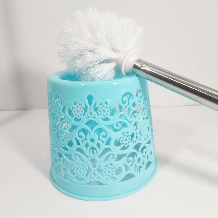 Toilet hollow-out toilet brush powerful toilet wash toilet brush toilet brush toilet clean brush belt base.