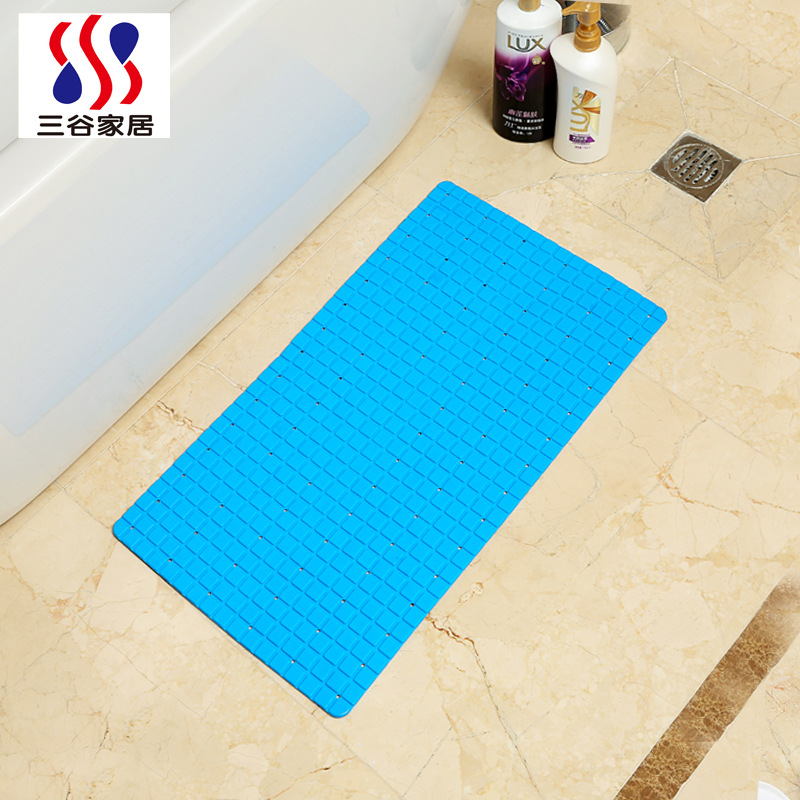 Plastic Foot Pad Massage Square Type Comfortable Non-Slip Mat Shower Room Bathroom Bedroom Carpet
