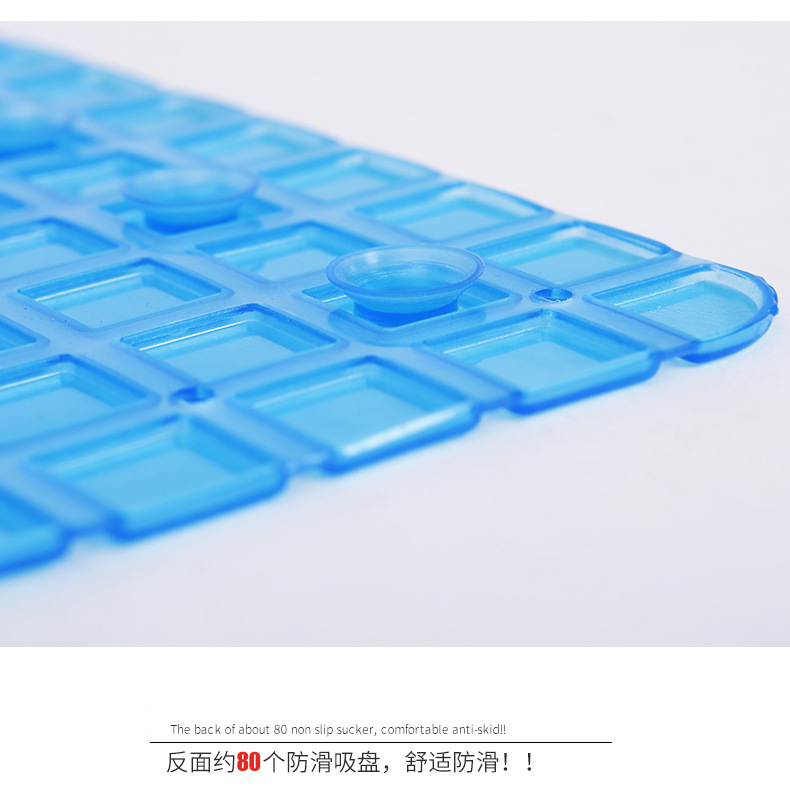 Plastic Foot Pad Massage Square Type Comfortable Non-Slip Mat Shower Room Bathroom Bedroom Carpet Plastic Foot Pad Massage Square Type Comfortable Non-Slip Mat Shower Room Bathroom Bedroom Carpet