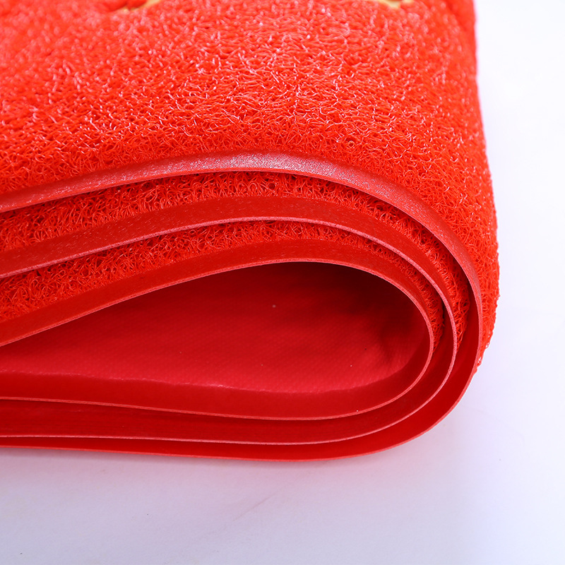 Thickened PVC Loop Floor Mat Factory Home Living Room Bathroom Entrance PVC Non-Slip Mat Merchant PVC Loop Floor Mat