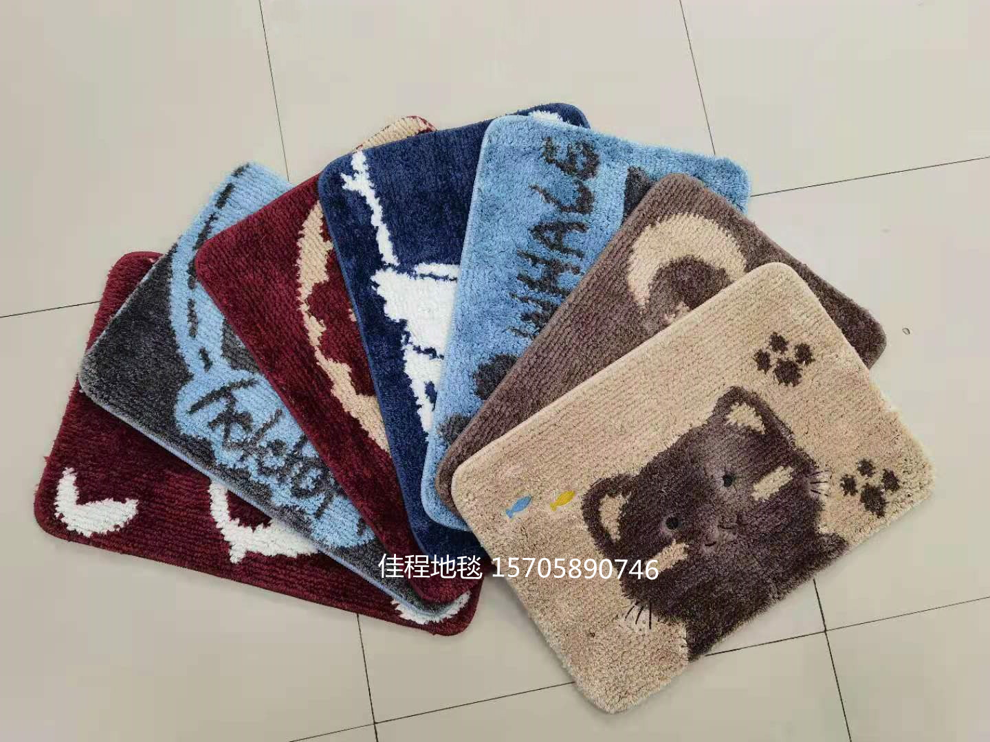 The new TPR bottom cartoon ultrafine floor mat water absorbent non-slip floor mat ultrafine door mat cartoon floor mat The new TPR bottom cartoon ultrafine floor mat water absorbent non-slip floor mat ultrafine door mat cartoon floor mat