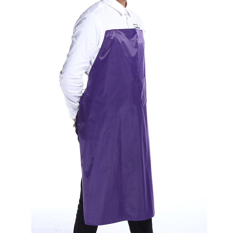 Simple and fashionable PVC monochrome enlarging apron can be customized logo wholesale.