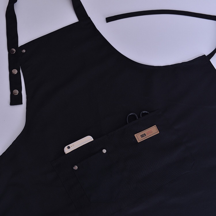 Nordic Style Overalls Canvas Waterproof Oil-Proof Antifouling Practical Wear-Resistant Work Apron Unisex Apron