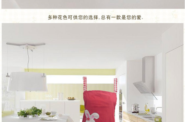 Korean edition fashion kitchen cartoon rabbit cute aprons with sleeves and anti-fouling checked apron apron Korean edition fashion kitchen cartoon rabbit cute aprons with sleeves and anti-fouling checked apron apron