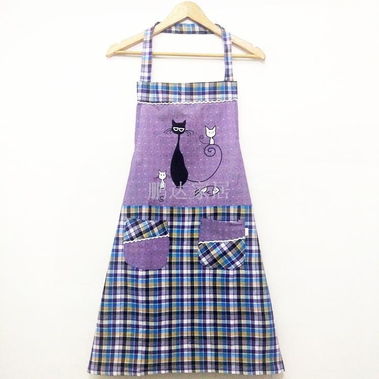 New butterfly knot Kitchen Apron Korean fashion sleeveless skirt anti pollution and oil proof overalls