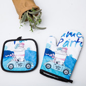 New Waterproof and Antifouling Printed Apron Comfortable and Easy to Clean for Kitchen Baking New Waterproof and Antifouling Printed Apron Comfortable and Easy to Clean for Kitchen Baking