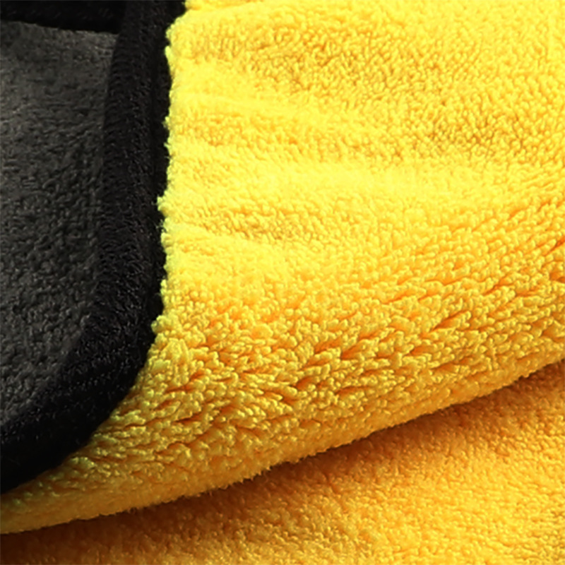 Car Towel Absorbent Thickened Double-Sided Coral Fleece Car Towel Large Fiber Car Wash Car Washing Cloth Lint-Free