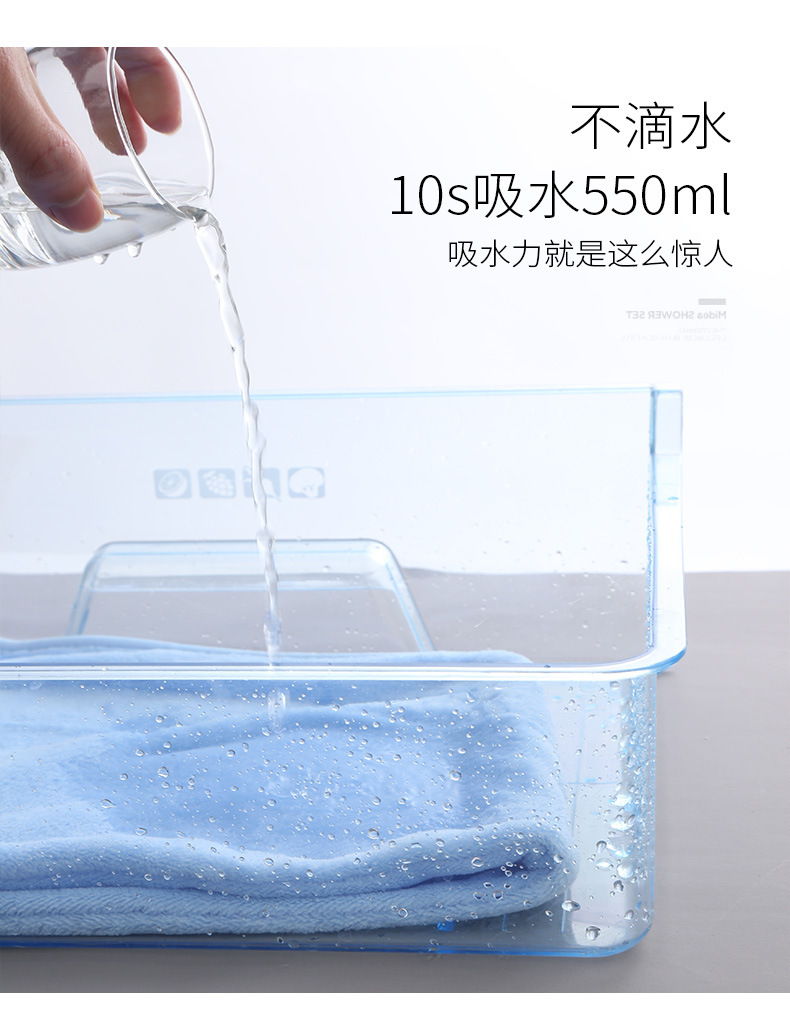 Coral Fleece Thickened Hair Drying Cap with Rabbit Tricorne Thick High Density Coral Fleece Long Cap Shower Cap