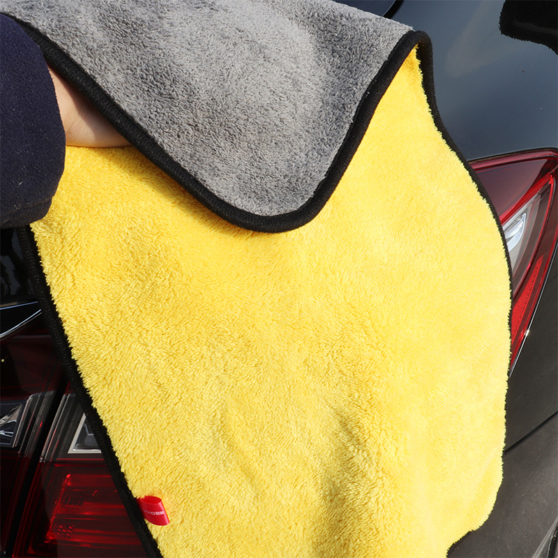 Car Wash Towel Car Washing Cloth Special Towel Car Glass Absorbent Thickened Large Lint-Free Cloth